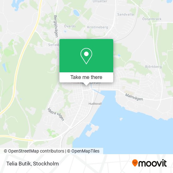 Telia Butik map