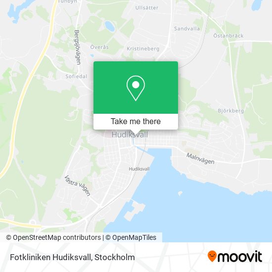 Fotkliniken Hudiksvall map