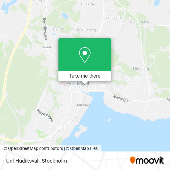 Unf Hudiksvall map