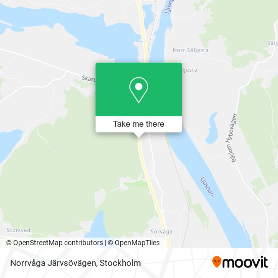 Norrvåga Järvsövägen map