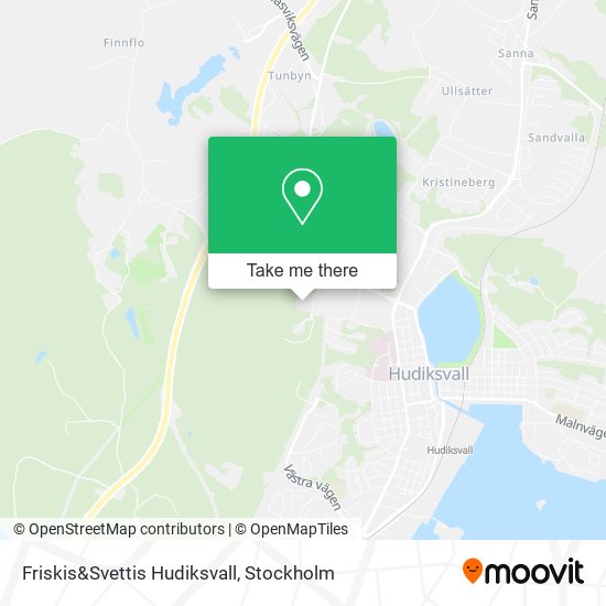 Friskis&Svettis Hudiksvall map