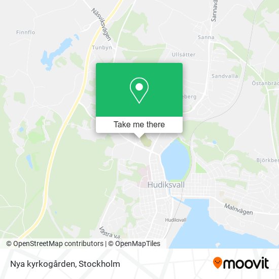 Nya kyrkogården map