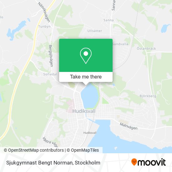 Sjukgymnast Bengt Norman map