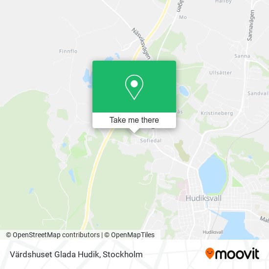 Värdshuset Glada Hudik map