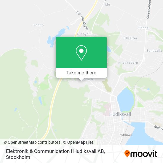 Elektronik & Communication i Hudiksvall AB map