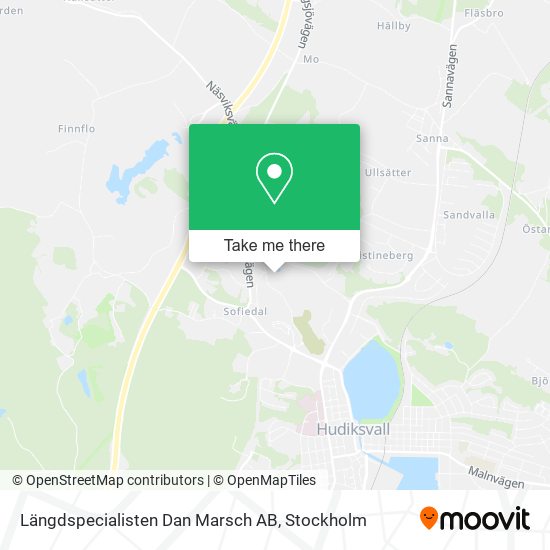 Längdspecialisten Dan Marsch AB map