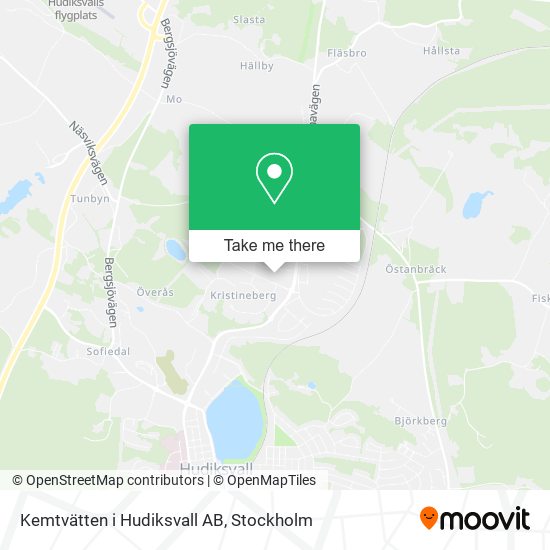 Kemtvätten i Hudiksvall AB map