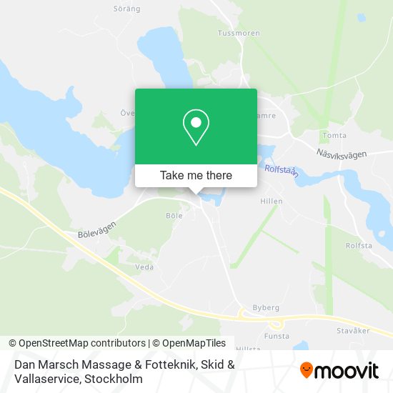 Dan Marsch Massage & Fotteknik, Skid & Vallaservice map