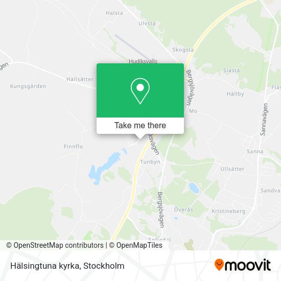Hälsingtuna kyrka map