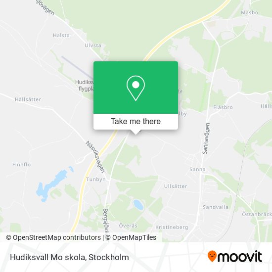 Hudiksvall Mo skola map