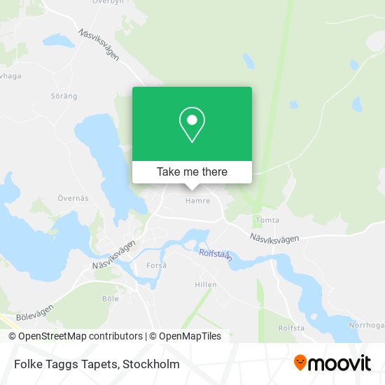 Folke Taggs Tapets map