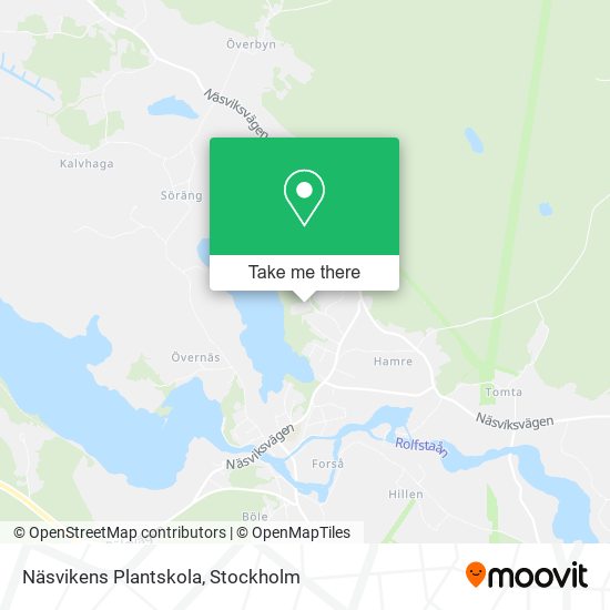 Näsvikens Plantskola map