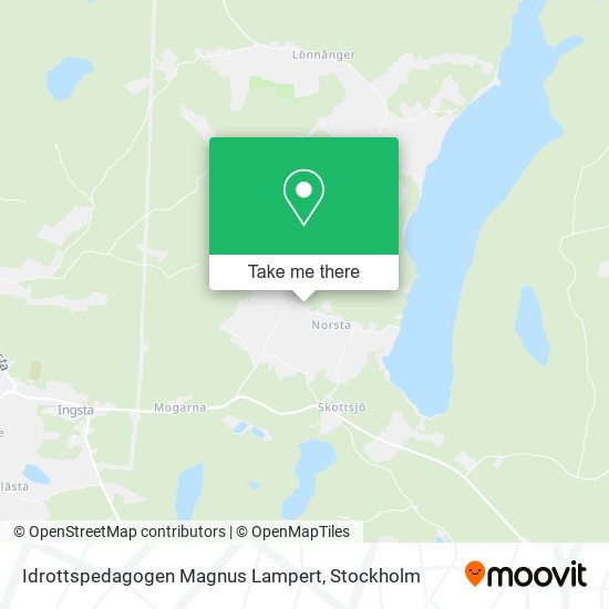 Idrottspedagogen Magnus Lampert map