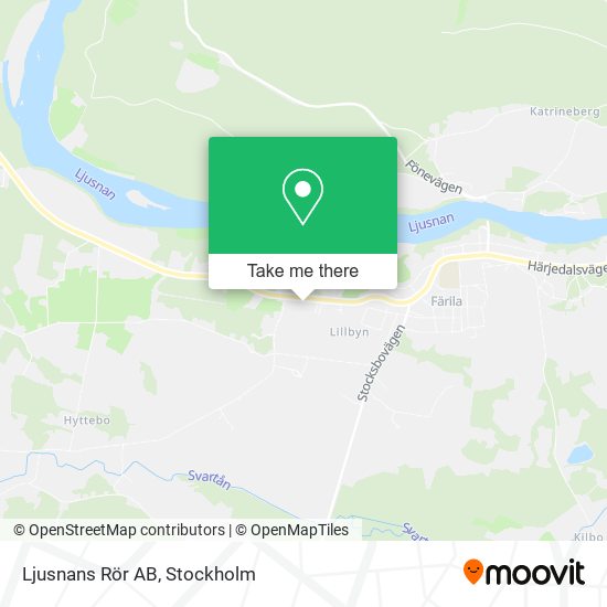 Ljusnans Rör AB map