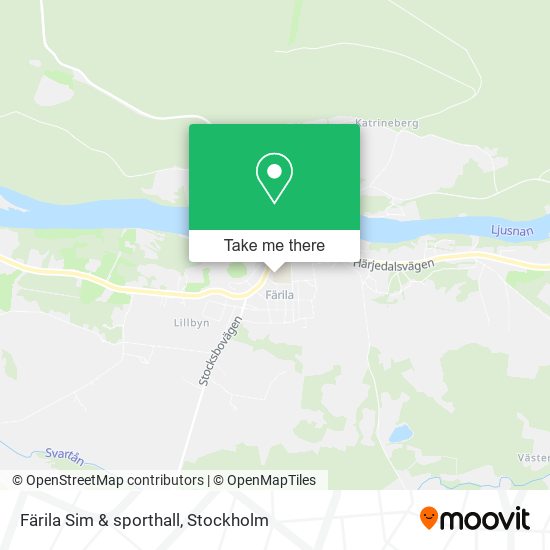 Färila Sim & sporthall map