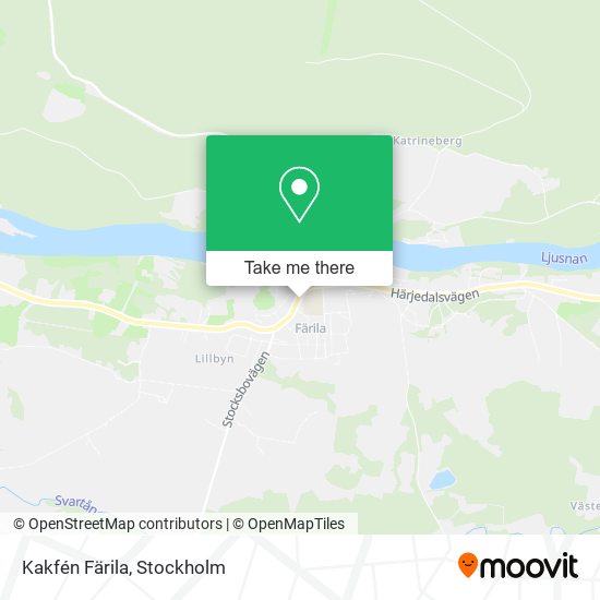 Kakfén Färila map