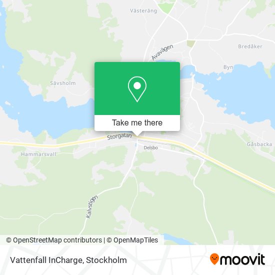 Vattenfall InCharge map