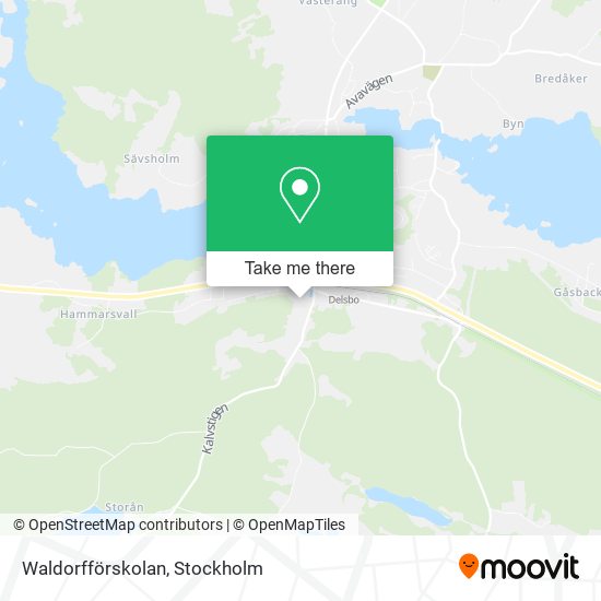 Waldorfförskolan map