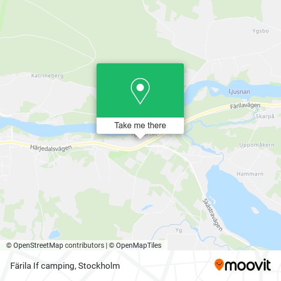 Färila If camping map
