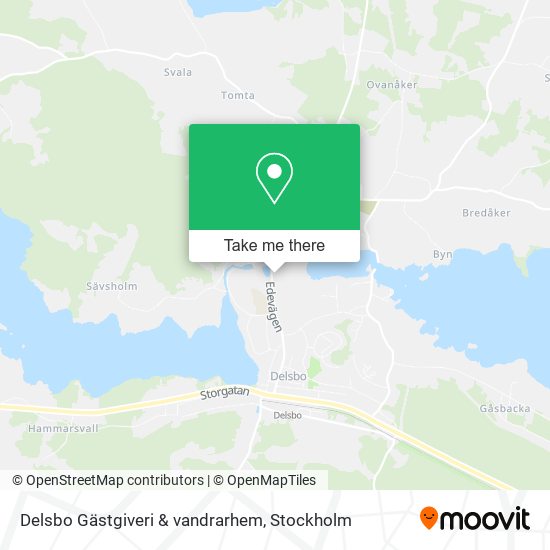 Delsbo Gästgiveri & vandrarhem map