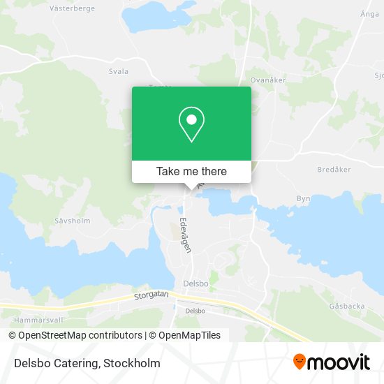 Delsbo Catering map