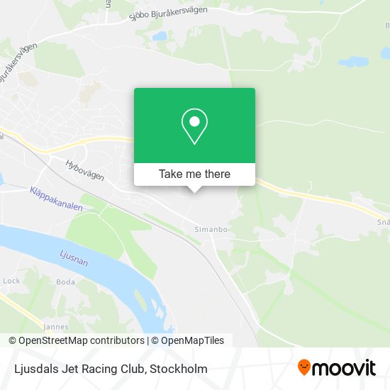 Ljusdals Jet Racing Club map