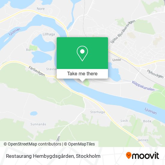 Restaurang Hembygdsgården map