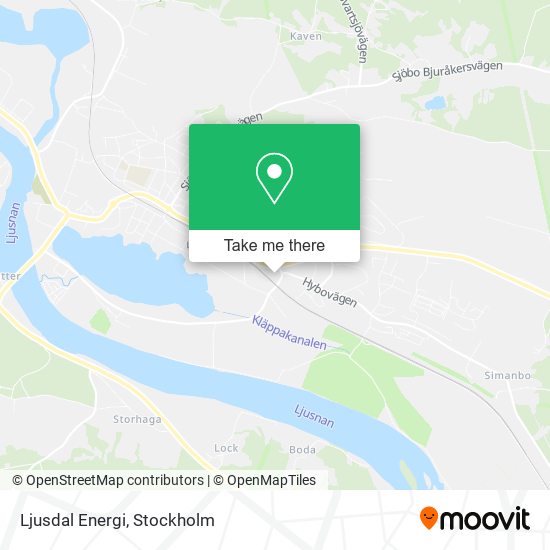 Ljusdal Energi map