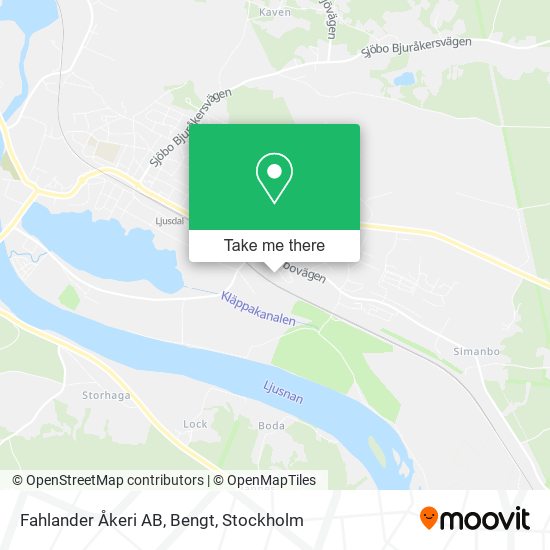 Fahlander Åkeri AB, Bengt map