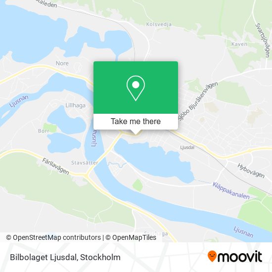 Bilbolaget Ljusdal map