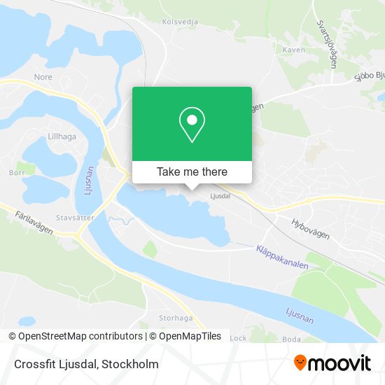 Crossfit Ljusdal map