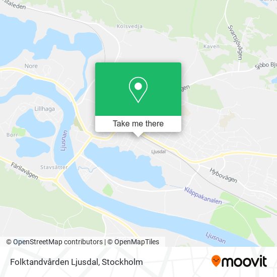 Folktandvården Ljusdal map