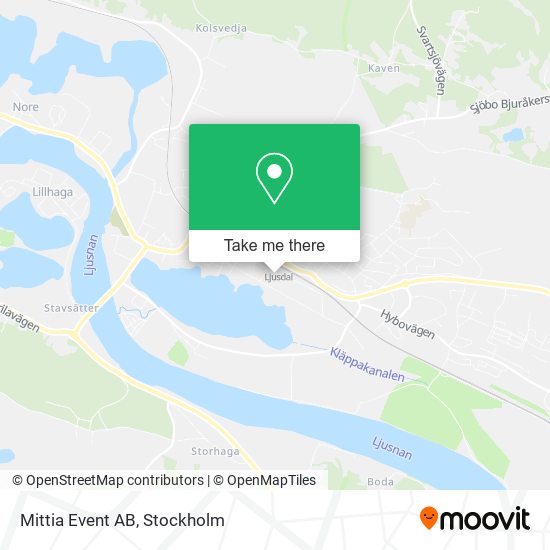Mittia Event AB map