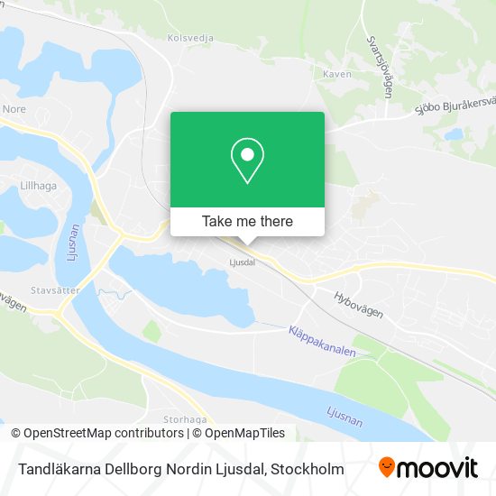 Tandläkarna Dellborg Nordin Ljusdal map