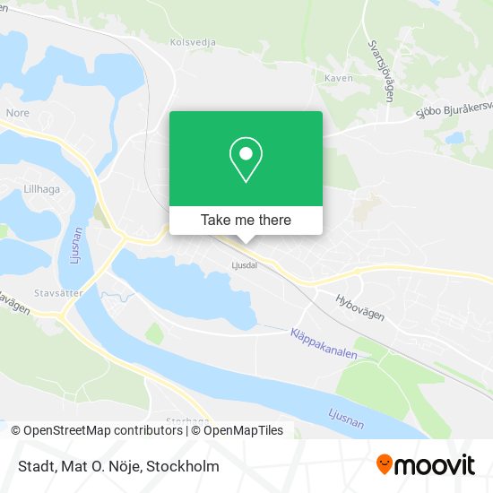 Stadt, Mat O. Nöje map