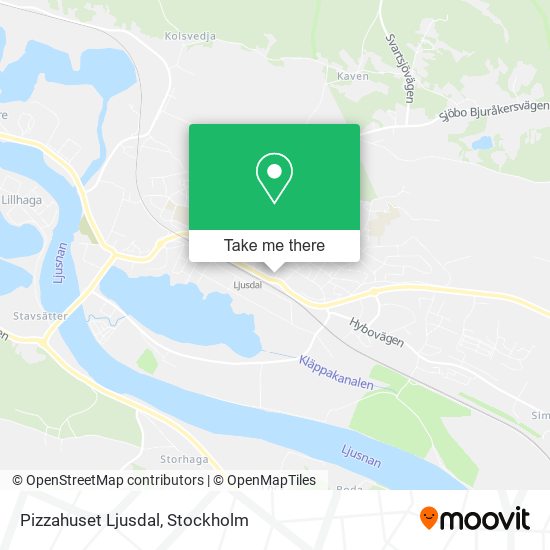 Pizzahuset Ljusdal map