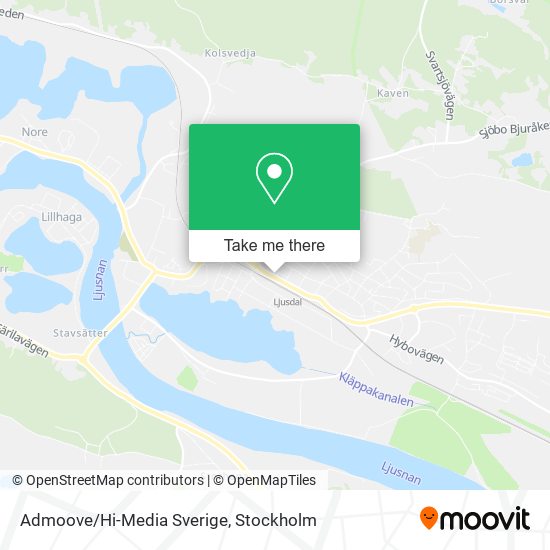 Admoove/Hi-Media Sverige map