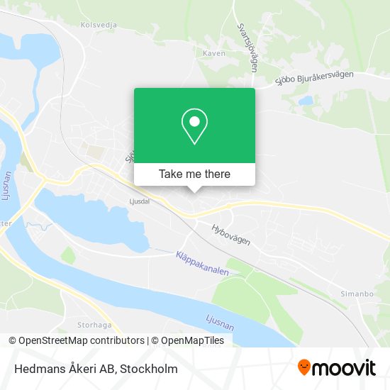 Hedmans Åkeri AB map