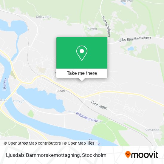 Ljusdals Barnmorskemottagning map