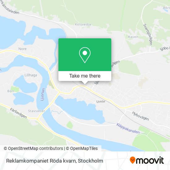 Reklamkompaniet Röda kvarn map