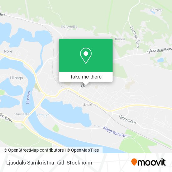 Ljusdals Samkristna Råd map