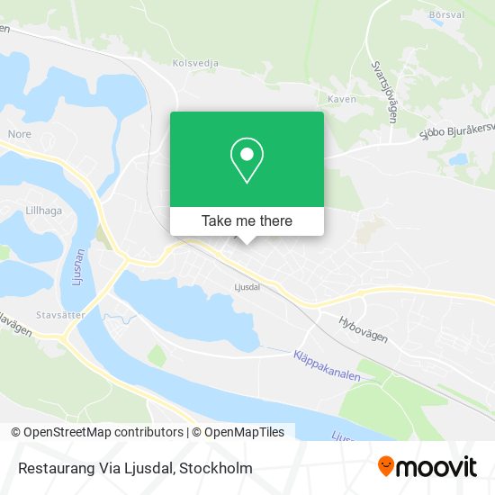 Restaurang Via Ljusdal map