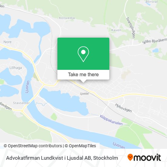 Advokatfirman Lundkvist i Ljusdal AB map