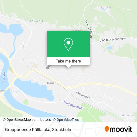 Gruppboende Källbacka map