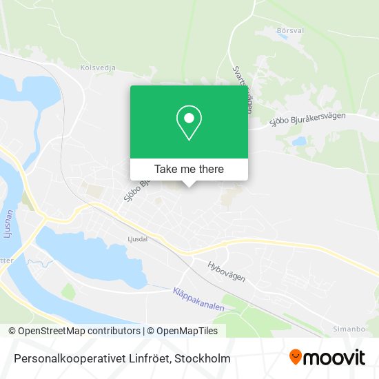 Personalkooperativet Linfröet map