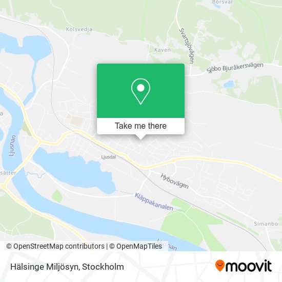Hälsinge Miljösyn map