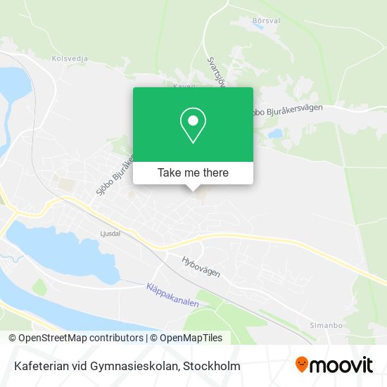 Kafeterian vid Gymnasieskolan map