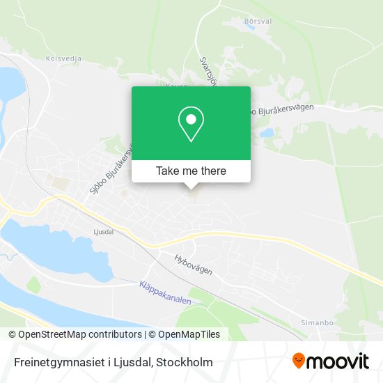 Freinetgymnasiet i Ljusdal map