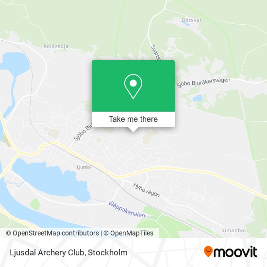 Ljusdal Archery Club map