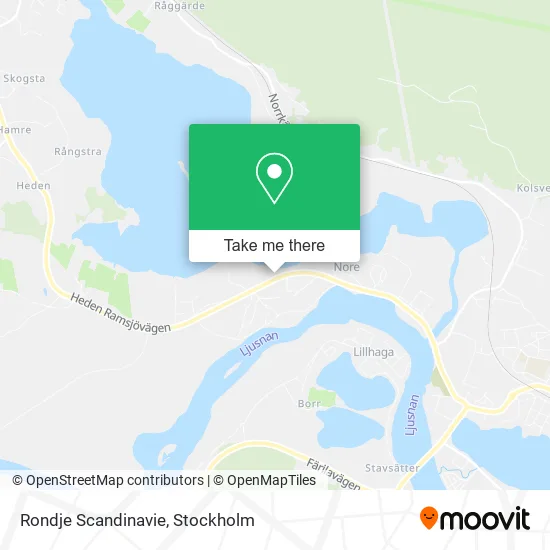 Rondje Scandinavie map